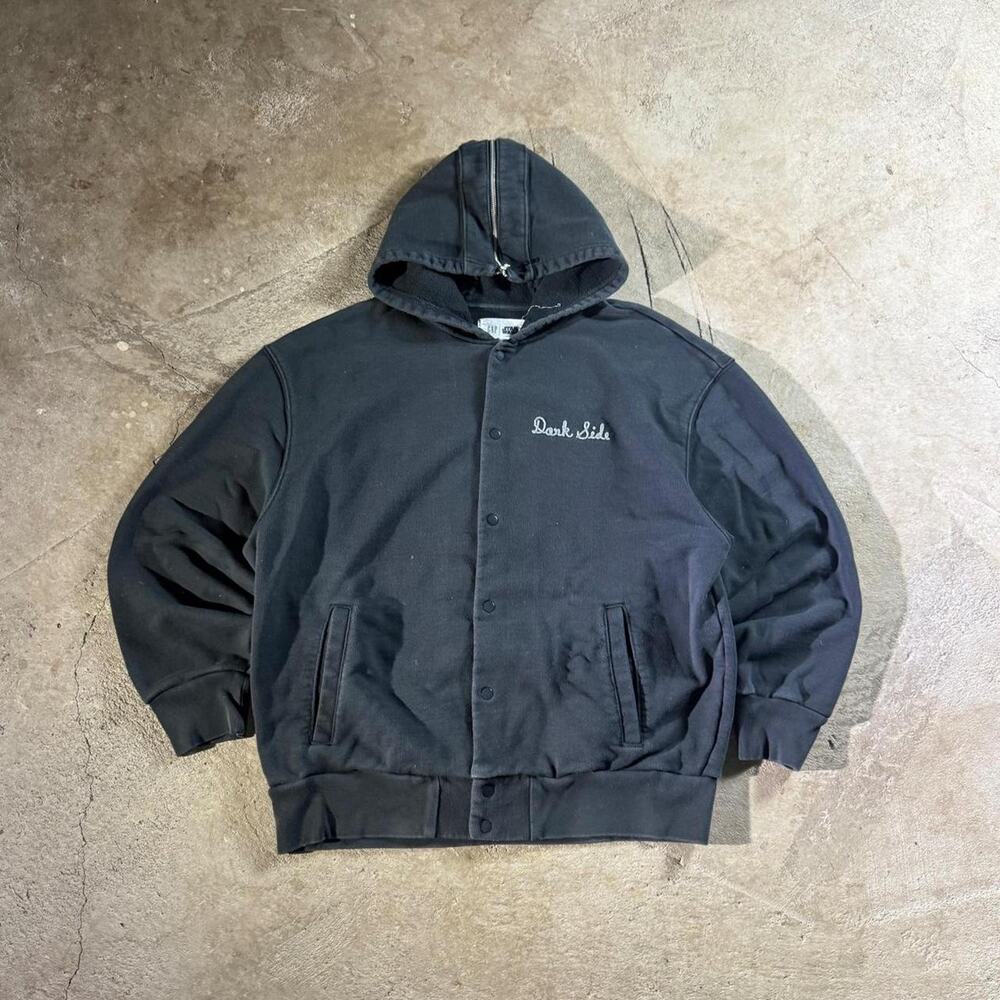 Black GAP x Star Wars Extra Heavy Weight Varsity Style Jacket